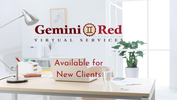 GeminiRed Virtual Services is officially up and running!