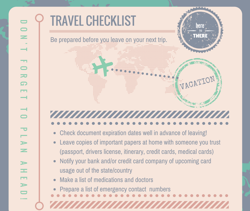 Prepared for Travel – Create a Travel Checklist